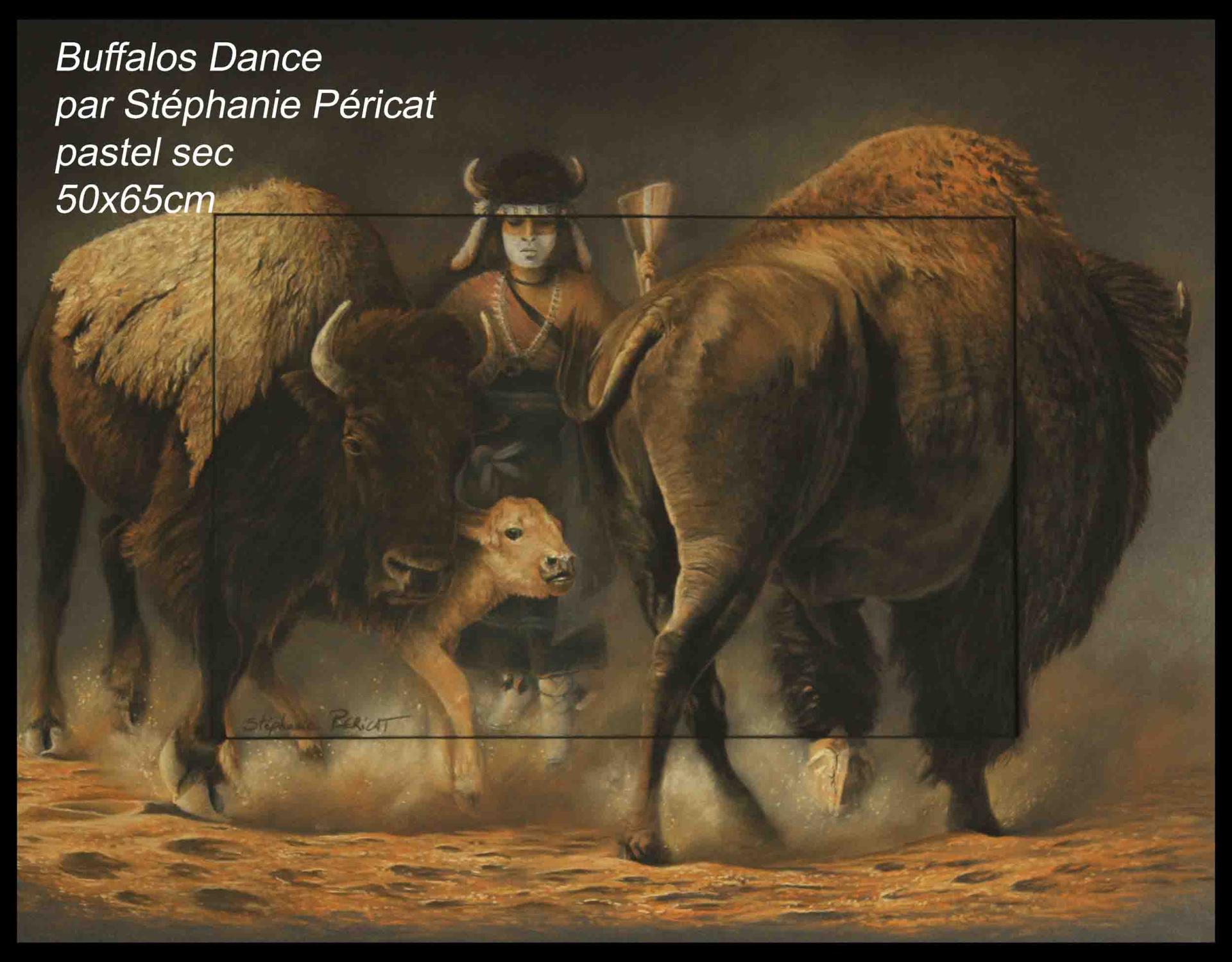 Buffalos Dance - 50 x 65 cm - Disponible