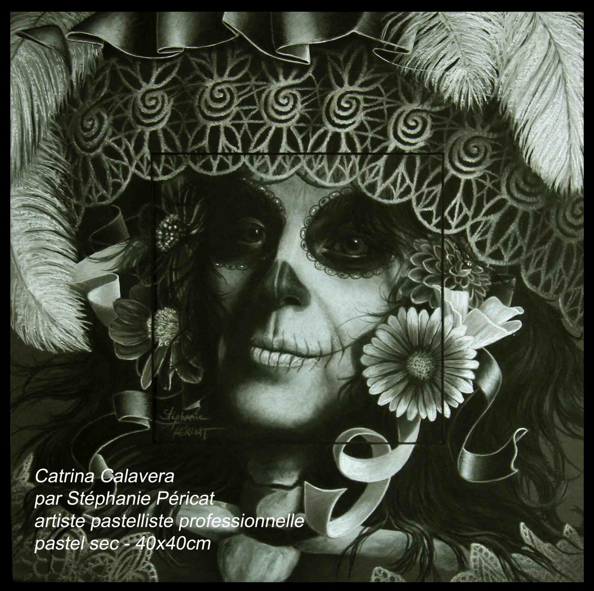 Catrina Calavera (mexican myth) - 40 x 40 cm - Disponible