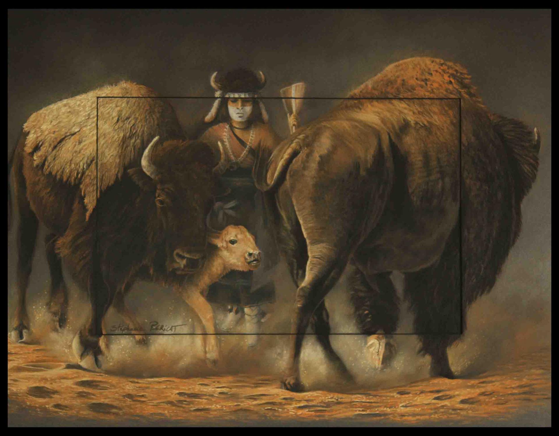 Buffalos Dance - 50 x 65 cm - Disponible